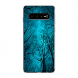 Силиконовый чехол Сказочный лес на Samsung Galaxy S10