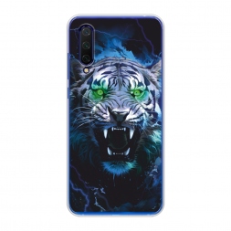 Силиконовый чехол Сверкающие глаза тигра на Xiaomi Mi A3 Lite