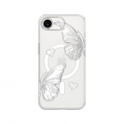 MagSafe white butterflies 2 �� iPhone 16e