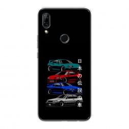 Силиконовый чехол JDM Legend cars на Honor 9X
