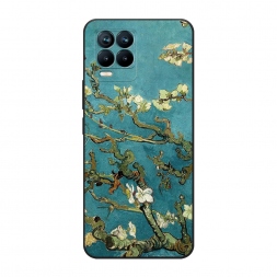 Матовый силиконовый чехол Ван Гог на Realme 8