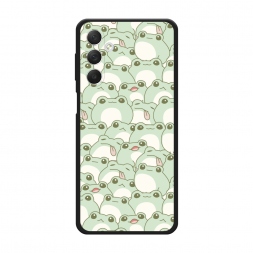 Матовый силиконовый чехол Море жабок на Samsung Galaxy M54