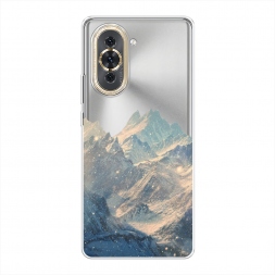 Силиконовый чехол Горы арт 2 на Huawei Nova 10