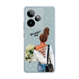 Силиконовый чехол Beautiful day на Realme GT 7