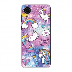 ����������� ����� Rainbow doodles �� Samsung Galaxy A03 Core