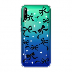 Силиконовый чехол Милые чёрные бантики на Honor 9C