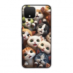 Силиконовый чехол Море котят на Google Pixel 4