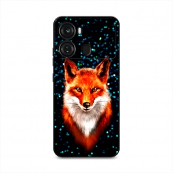 Матовый силиконовый чехол Волшебная лиса на Itel P40