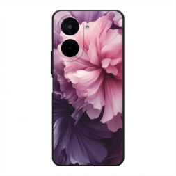 Матовый силиконовый чехол Фиолетовые бутоны на Xiaomi Redmi A5 4G