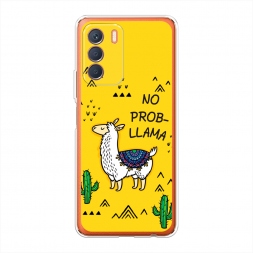 Силиконовый чехол No probLLama на Infinix Zero 5G 2023