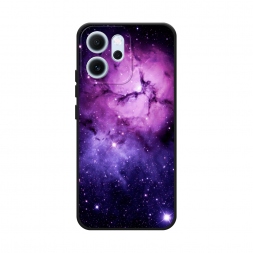 Матовый силиконовый чехол Космос 18 на Oppo Reno 14F
