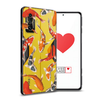 Силиконовый чехол Рыбки карпы кои на Xiaomi Poco F4 GT
