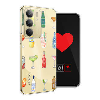 Силиконовый чехол Летние напитки на Realme C75 4G
