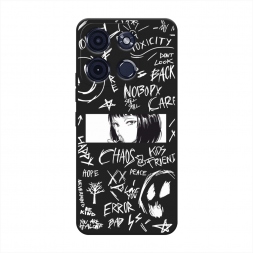 ����������� ����� Manga graffiti white �� Itel A60s