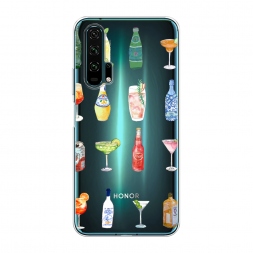 Силиконовый чехол Летние напитки на Honor 20 Pro