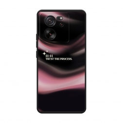 Матовый силиконовый чехол trust the process на Xiaomi 13T Pro