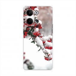 Силиконовый чехол Зима 8 на Oppo Reno 9