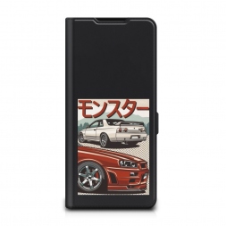 Чехол-книжка Premium Monster car на Realme GT 6T
