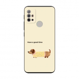 Матовый силиконовый чехол Такса в свитерке 1 на Lenovo K13 Note