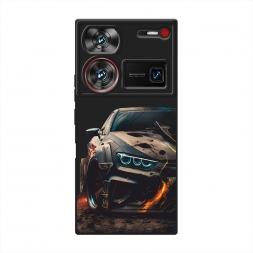 Матовый силиконовый чехол На износ 2 на ZTE Nubia Z60 Ultra