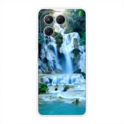 Силиконовый чехол Водопад 8 на Tecno Pova 7 5G