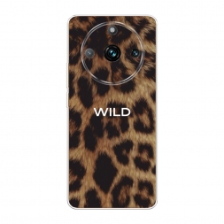 Силиконовый чехол Wild на леопарде на Realme 11 5G