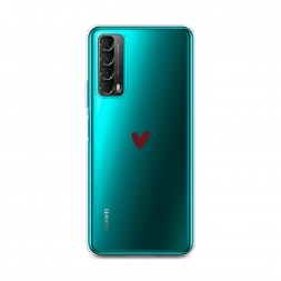 Силиконовый чехол Маленькое красное сердечко на Huawei P Smart 2021