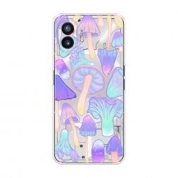 Силиконовый чехол Пастельные грибы на Nothing Phone 2