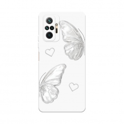 Soft touch ����� white butterflies 2 �� Xiaomi Redmi Note 10 Pro