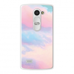 Силиконовый чехол Розовые облака на LG Leon (H324)