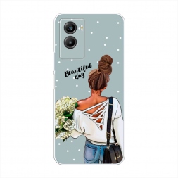 Силиконовый чехол Beautiful day на Vivo Y55s 5G