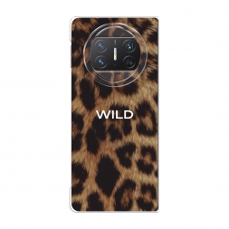 Силиконовый чехол Wild на леопарде на Huawei Mate X3