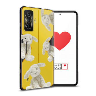 Силиконовый чехол Плюшевые овечки на Xiaomi Poco F4 GT