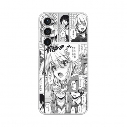 Силиконовый чехол Романтическая манга на Samsung Galaxy S23 FE 5G