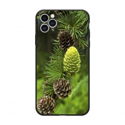 Матовый силиконовый чехол Лес 13 на iPhone 11 Pro