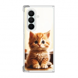 Силиконовый чехол Удивлённый котёнок на Samsung Galaxy Z Fold 7