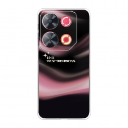 Силиконовый чехол trust the process на Itel P65