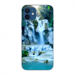 Силиконовый чехол Водопад 8 на iPhone 12 Pro