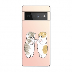 Силиконовый чехол Пухлые котики на Google Pixel 6 Pro