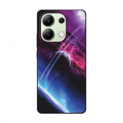 Матовый силиконовый чехол Космос 17 на Xiaomi Redmi Note 13 4G (Global)