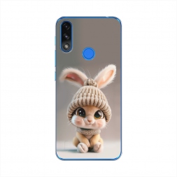 Силиконовый чехол Крольчонок в вязаной шапке на Lenovo K13