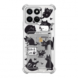 Карман Black cat doodles на Honor X7c