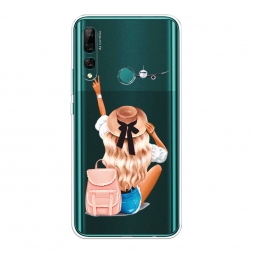 Силиконовый чехол Автостопом самолетом на Huawei Y9 Prime 2019