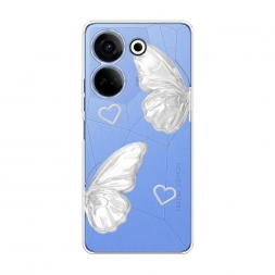 ����������� ����� white butterflies 2 �� Tecno Camon 20