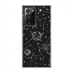 Силиконовый чехол Планеты в космосе на Samsung Galaxy Note 20 Ultra