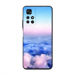 Матовый силиконовый чехол Облака на Xiaomi Poco M4 Pro 5G
