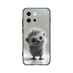 Матовый силиконовый чехол Милый ежонок на OnePlus 13T