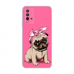 Силиконовый чехол Dog Pin-Up на Xiaomi Redmi 9T
