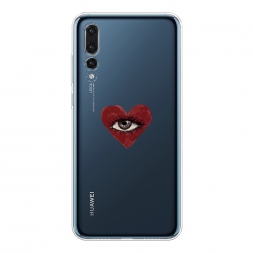 Силиконовый чехол heart eye 2 на Huawei P20 Pro