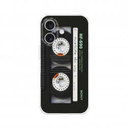 Силиконовый чехол Кассета на iPhone 16